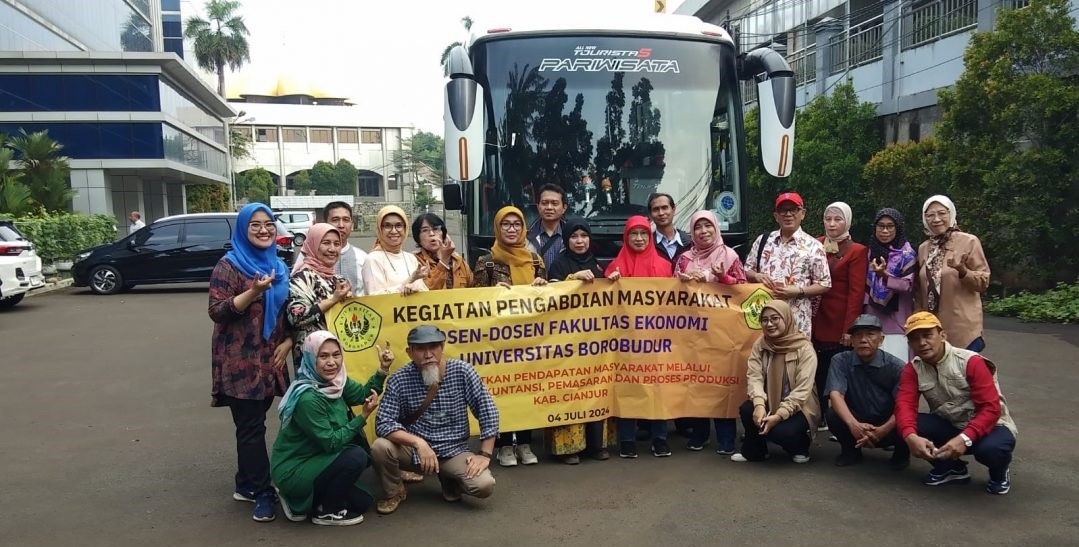 Pengabdian Masyarakat Terpadu Dosen Dan Mahasiswa Fakultas Ekonomi Universitas Borobudur Di Empat Desa Kab. Cianjur