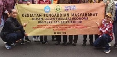Pengabdian Masyarakat Terpadu – Dosen Dan Mahasiswa Fakultas Ekonomi Universitas Borobudur Di Empat Desa Kab. Sukabumi