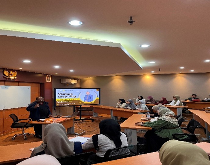 Visiting Lecturing International Monetary and Trade oleh Prof. Dr. Ravinder Rena dari Durban University Technology (DUT BUSINESS SCHOOL) Afrika Selatan