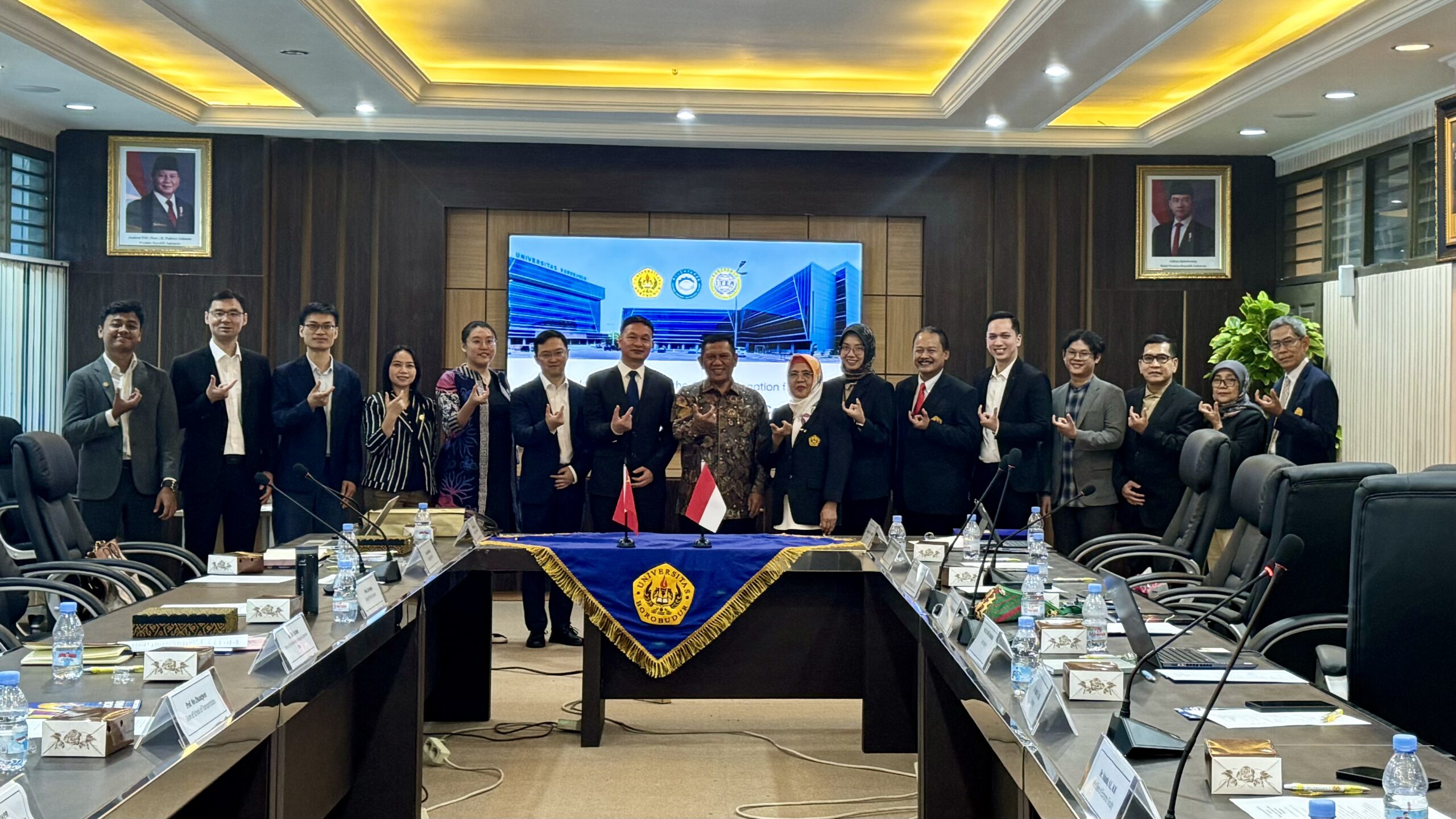 Zhejiang Industry Polytechnic College-China Kunjungi Universitas Borobudur, Sahkan MoU Kolaborasi Internasional