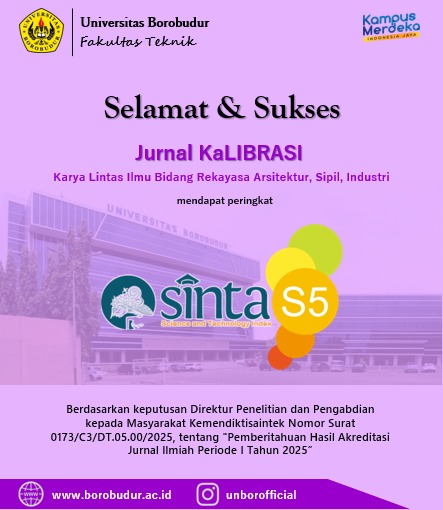 Jurnal Fakultas Teknik Universitas Borobudur (KaLIBRASI – Karya Lintas Ilmu Bidang Rekayasa Arsitektur, Sipil, Industri) Gelar Syukuran Akreditasi Terindeks SINTA 5