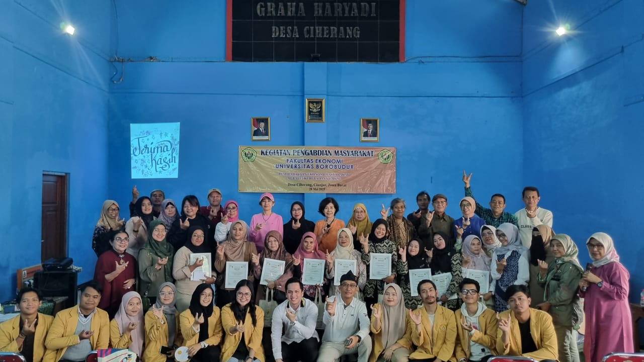 Fakultas Ekonomi Prodi Manajemen dan Akuntansi Melaksanakan Penyuluhan pada UMKM Kelurahan Ciherang Kabupaten Cianjur, Jawa Barat