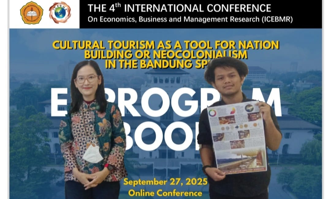 Jadi Pemakalah Seminar Internasional The 4th ICEBMR, Mahasiswa dan Dosen Prodi Arsitektur Bahas Desain Bangunan dan Interior yang Menarik Wisatawan