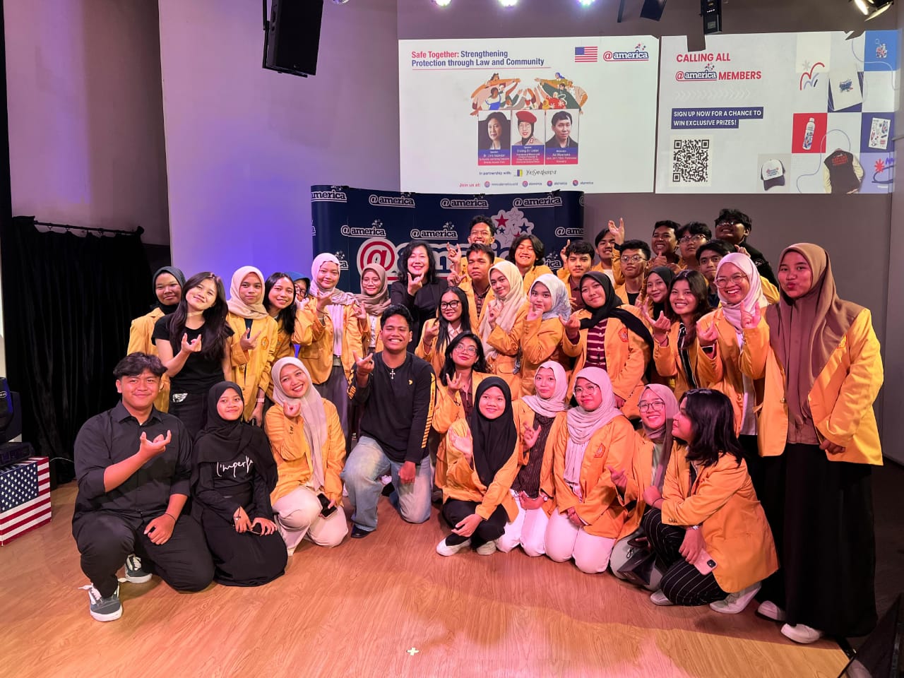 Fakultas Psikologi Universitas Borobudur Hadiri Undangan Acara “Safe Together: Strengthening Protection through Law and Community” oleh @america dan Yayasan Pulih