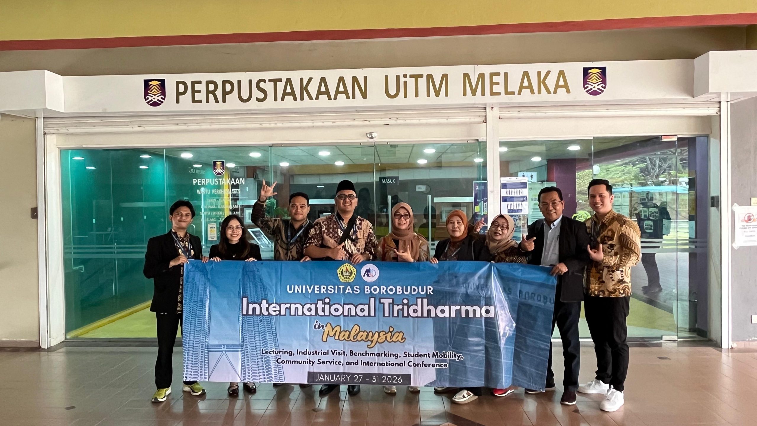 Delegasi Universitas Borobudur Ikuti Seminar Isu ASEAN di UiTM Melaka